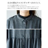 ネルウエストギャザーシャツワンピース ワンピース レディース | and it | 詳細画像16