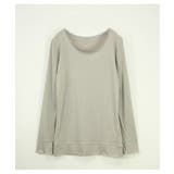 219.グレーベージュ | 【M~LL 日本製】ランキング入賞多数!コットンロングカットソー♪ M~LL | and it