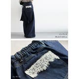 レースポケット ワイドデニムパンツ レディース | and it | 詳細画像9