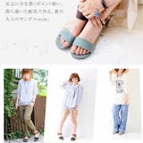 ランキング1位 【and it_】2カラーアンクルベルトウェッジサンダル●(レデ… | and it  | 詳細画像10 