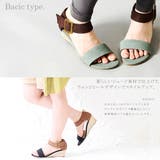 ランキング1位 【and it_】2カラーアンクルベルトウェッジサンダル●(レデ… | and it  | 詳細画像8 