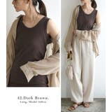 透けない!日本製スムースロングカラータンクトップ ♪ レディース | and it | 詳細画像27