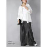 シンプルカラー5分袖ロングカットソー レディース トップス | and it | 詳細画像4