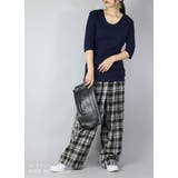 【M~LL】日本製5分袖スムースコットンロングカットソー ♪ レディース | and it | 詳細画像13