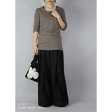 【M~LL】日本製5分袖スムースコットンロングカットソー ♪ レディース | and it | 詳細画像19