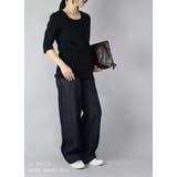 【M~LL】日本製5分袖スムースコットンロングカットソー ♪ レディース | and it | 詳細画像26