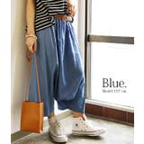 ライトデニムサルエルパンツ ♪ レディース | and it  | 詳細画像4 