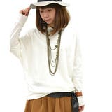 201ホワイト | シンプルカラーゆったりドルマンカットソー | and it