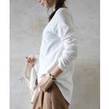 11オフ | 【M～LL 日本製】BeコルテVネックデイリーロングカットソー♪ 綿100％ | and it 