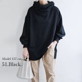 【and it_】くしゅネックスウェットロングパーカープルオーバー ♪ | and it  | 詳細画像12 