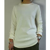 12アイボリー | 【M～LL 日本製】Beラインネックデイリーロングカットソー♪ 綿100％ | and it 