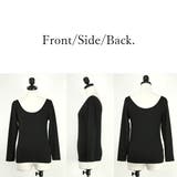 あったか裏起毛バレエネックカットソー(8分袖)服から見せない 裏起毛 インナー | and it | 詳細画像16