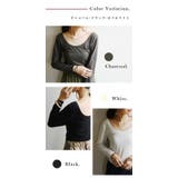 あったか裏起毛バレエネックカットソー(8分袖)服から見せない 裏起毛 インナー | and it | 詳細画像2