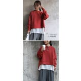 プルオーバー レディース ダンボールニットワイドプルオーバー | and it  | 詳細画像3 