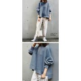 プルオーバー レディース ダンボールニットワイドプルオーバー | and it  | 詳細画像4 