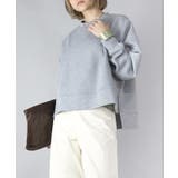 31杢グレー | プルオーバー レディース ダンボールニットワイドプルオーバー | and it 