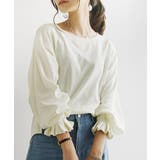 12アイボリー | タックスリーブカットソー カットソー レディース | and it