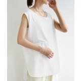 オフホワイト/チュニック(初回入荷分) | 選べる2タイプ理想系レイヤードノースリーブインナー レディース インナートップス | and it 