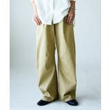 22ベージュ | ゆるっくす バレルレッグ パンツ | and it