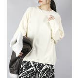 12アイボリー | ドルマンスリーブコットンニット ニット レディース | and it