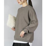 32モカベージュ | ドルマンスリーブコットンニット ニット レディース | and it