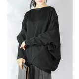 51ブラック | ダンボールニット前後2wayバンザイドルマン トップス レディース | and it