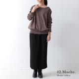 裏起毛あったかワイドドルマンプルオーバー トップス レディース | and it  | 詳細画像9 