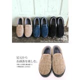 モールヤーンあったかボアスリッポンシューズ【M】【L】(レディース 秋冬 スリッ… | and it  | 詳細画像8 