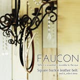 フォコン FAUCON スクエアバックルレザーベルトレディース | and it | 詳細画像8