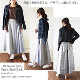先染めチェックプリーツ切替スカートレディース 春秋冬 ボトムス | and it | 詳細画像9