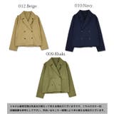 コットンツイルショート丈トレンチコート【M】レディース 春秋 トレンチコート | and it  | 詳細画像2 