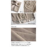 コーデュロイビッグシャツジャケットレディース 春秋冬 ジャケット | and it | 詳細画像8