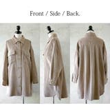 コーデュロイビッグシャツジャケットレディース 春秋冬 ジャケット | and it | 詳細画像9