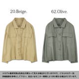 キャンバスウォッシュミリタリーシャツジャケットレディース 春秋 ジャケット | and it | 詳細画像2