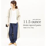 11 5オンスワンタックデニムテーパードパンツ【M】レディース 春夏秋冬 | and it  | 詳細画像11 
