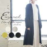 エミュラル emural コットンボイルギャザー長袖ワンピースレディース | and it | 詳細画像1