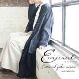 エミュラル emural コットンボイルギャザー長袖ワンピースレディース | and it | 詳細画像6