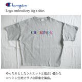 チャンピオン Champion ロゴ刺繍ビッグTシャツレディース | and it  | 詳細画像6 