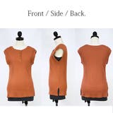 選べる2type！Uネック&amp;ヘンリーネックコットンリブタンクトップ【M】… | and it  | 詳細画像13 