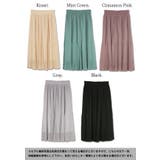 シフォン消しプリーツロングスカートレディース 春夏 ボトム | and it | 詳細画像2