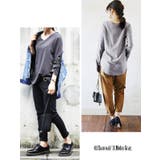 【M～LL 日本製】BeコルテVネックデイリーロングカットソー♪ 綿100％ | and it  | 詳細画像9 