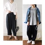 リラックスストレッチボリュームパンツ M L | and it  | 詳細画像15 