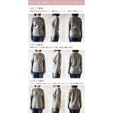 【M～LL 日本製】Beラインネックデイリーロングカットソー♪ 綿100％ | and it  | 詳細画像16 