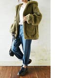 オーバーサイズボリュームボアパーカーレディース 秋冬 アウター | and it | 詳細画像5