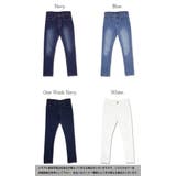 フロントジッパーストレッチデニムスキニーパンツストレッチパンツ レディース | and it  | 詳細画像2 