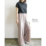 Tシャツ レディース プチハイネックフレンチスリーブプリントTシャツレディース | and it | 詳細画像12