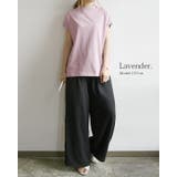 Tシャツ レディース プチハイネックフレンチスリーブプリントTシャツレディース | and it | 詳細画像7