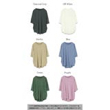 Tシャツ レディース UVスラブバックプリントTシャツトップス | and it | 詳細画像2