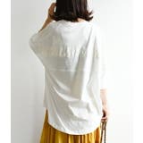 Tシャツ レディース UVスラブバックプリントTシャツトップス | and it | 詳細画像8
