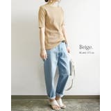 カットソー レディース コットンリブボートネック5分袖カットソー【受注発注】【M… | and it  | 詳細画像14 